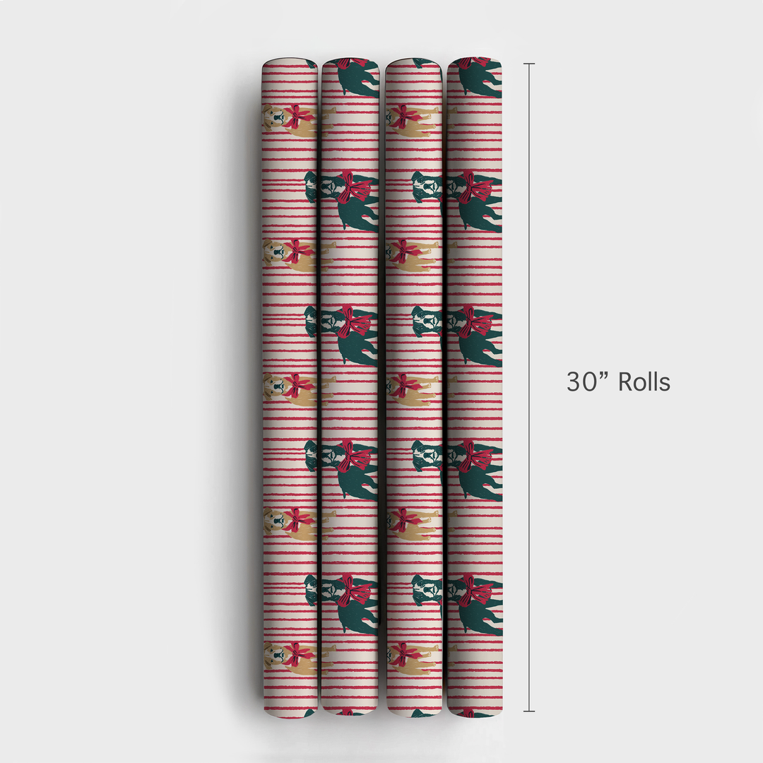 Pitbull Christmas Stripes