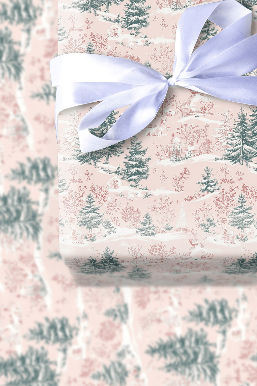 Pastel Frost Toile - Wrapping Paper - Aspen & Arlo