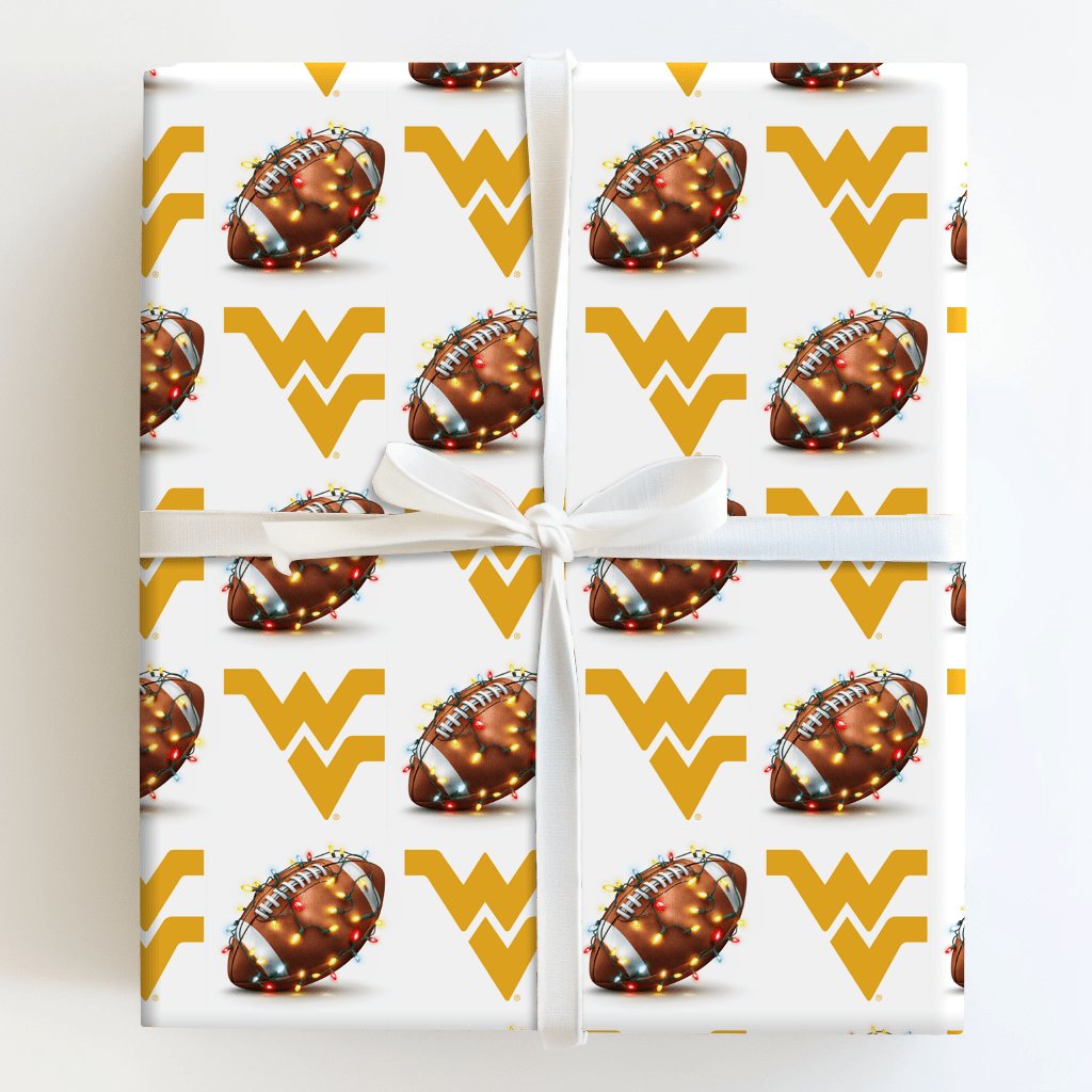 Festive Field WVU - Wrapping Paper - Aspen & Arlo