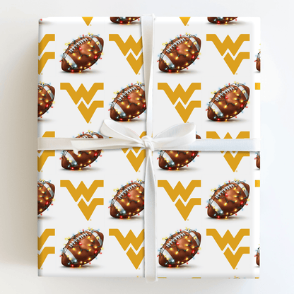 Festive Field WVU - Wrapping Paper - Aspen & Arlo