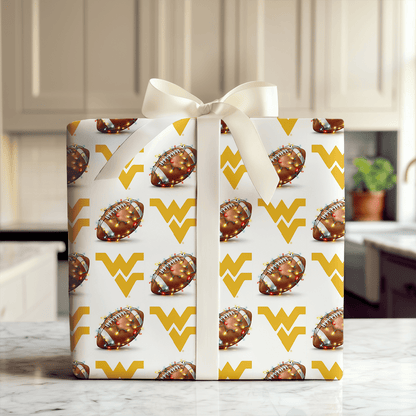 Festive Field WVU - Wrapping Paper - Aspen & Arlo