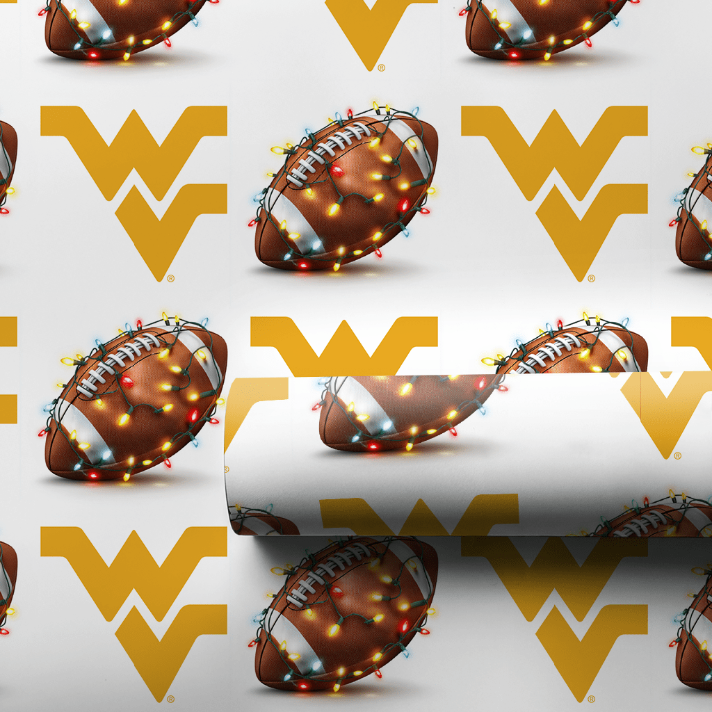 Festive Field WVU - Wrapping Paper - Aspen & Arlo