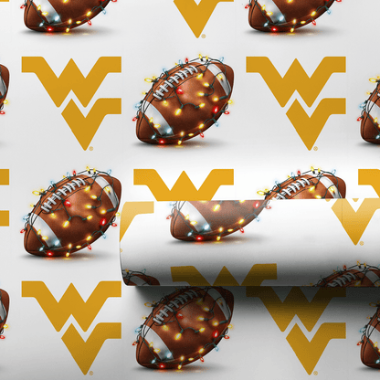 Festive Field WVU - Wrapping Paper - Aspen & Arlo