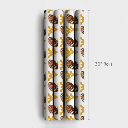 Festive Field WVU - Wrapping Paper - Aspen & Arlo