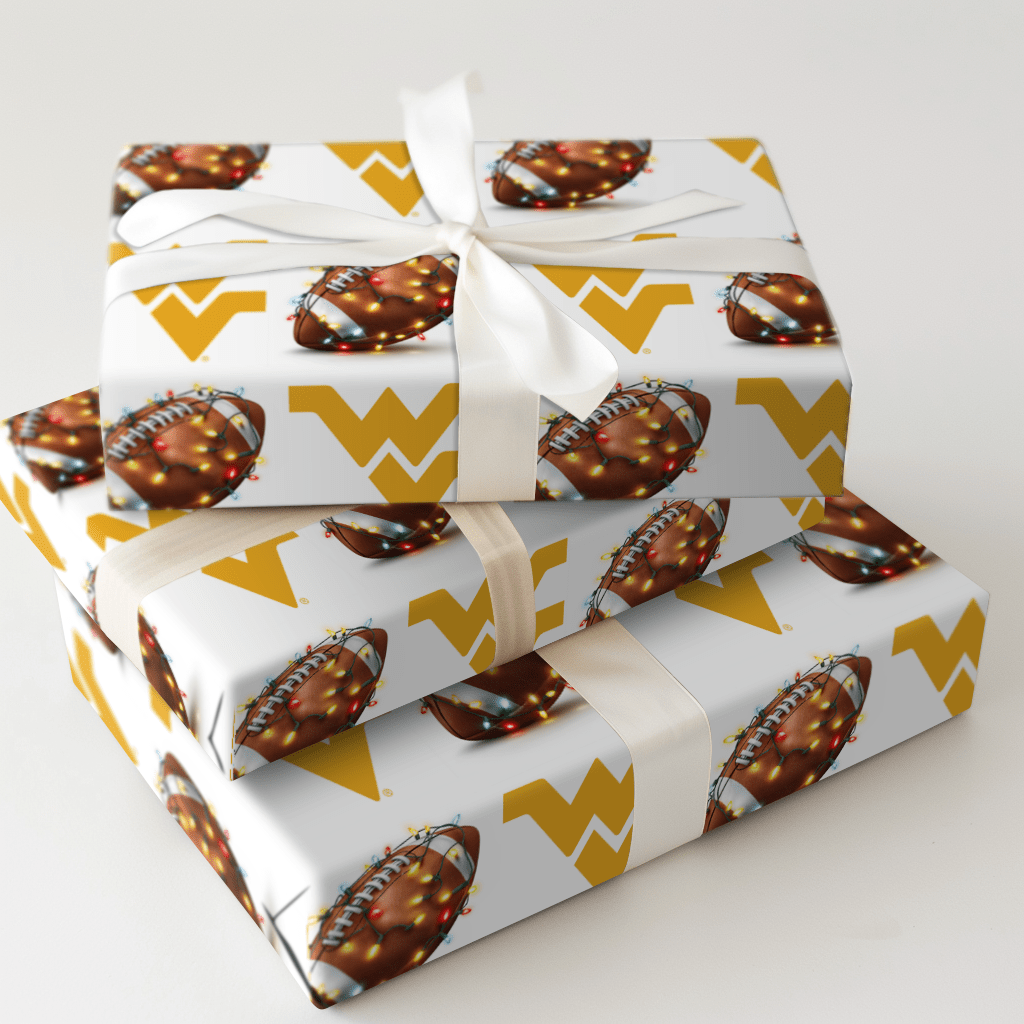 Festive Field WVU - Wrapping Paper - Aspen & Arlo