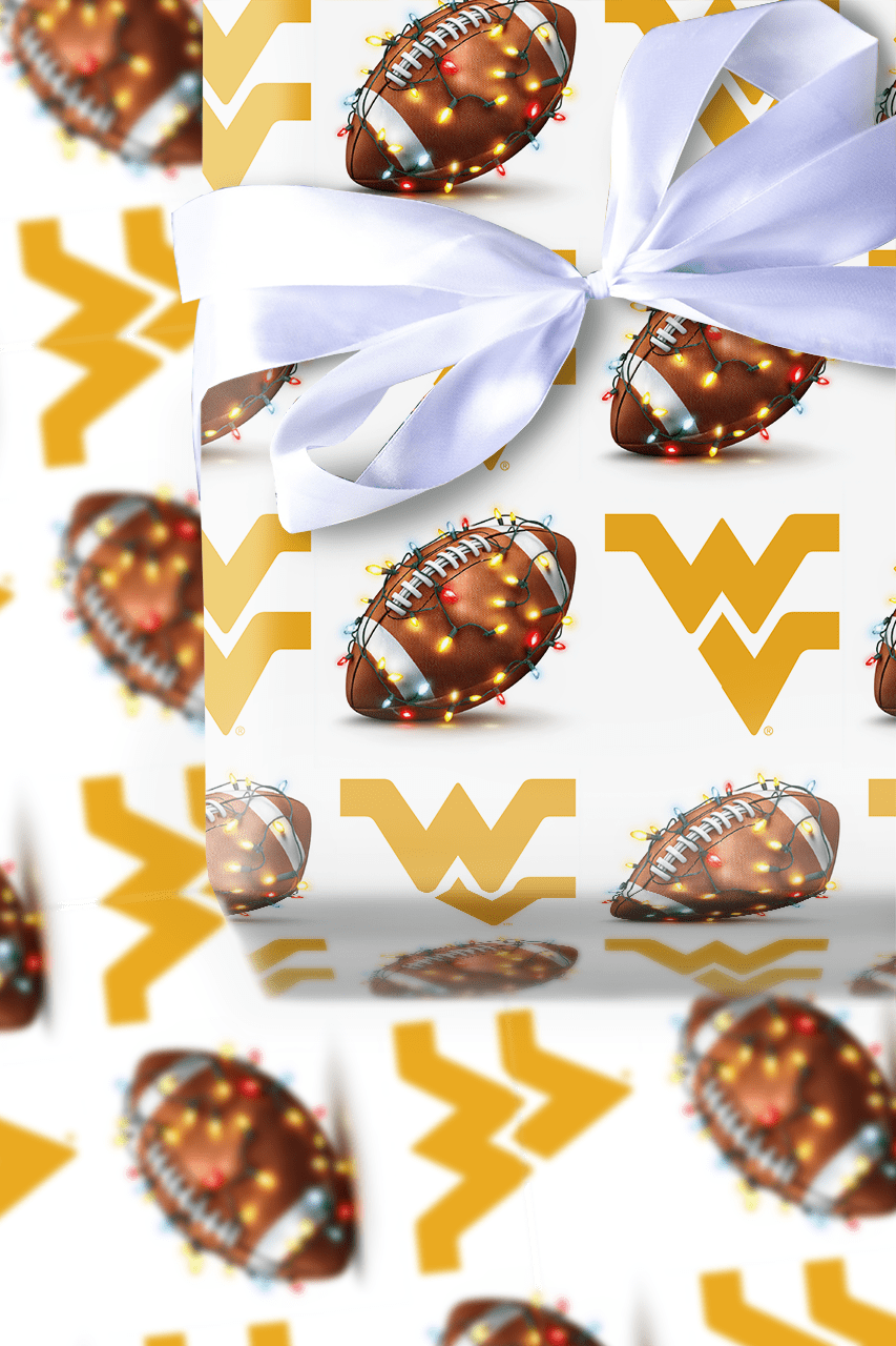 Festive Field WVU - Wrapping Paper - Aspen & Arlo