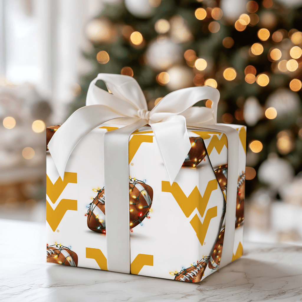 Festive Field WVU - Wrapping Paper - Aspen & Arlo