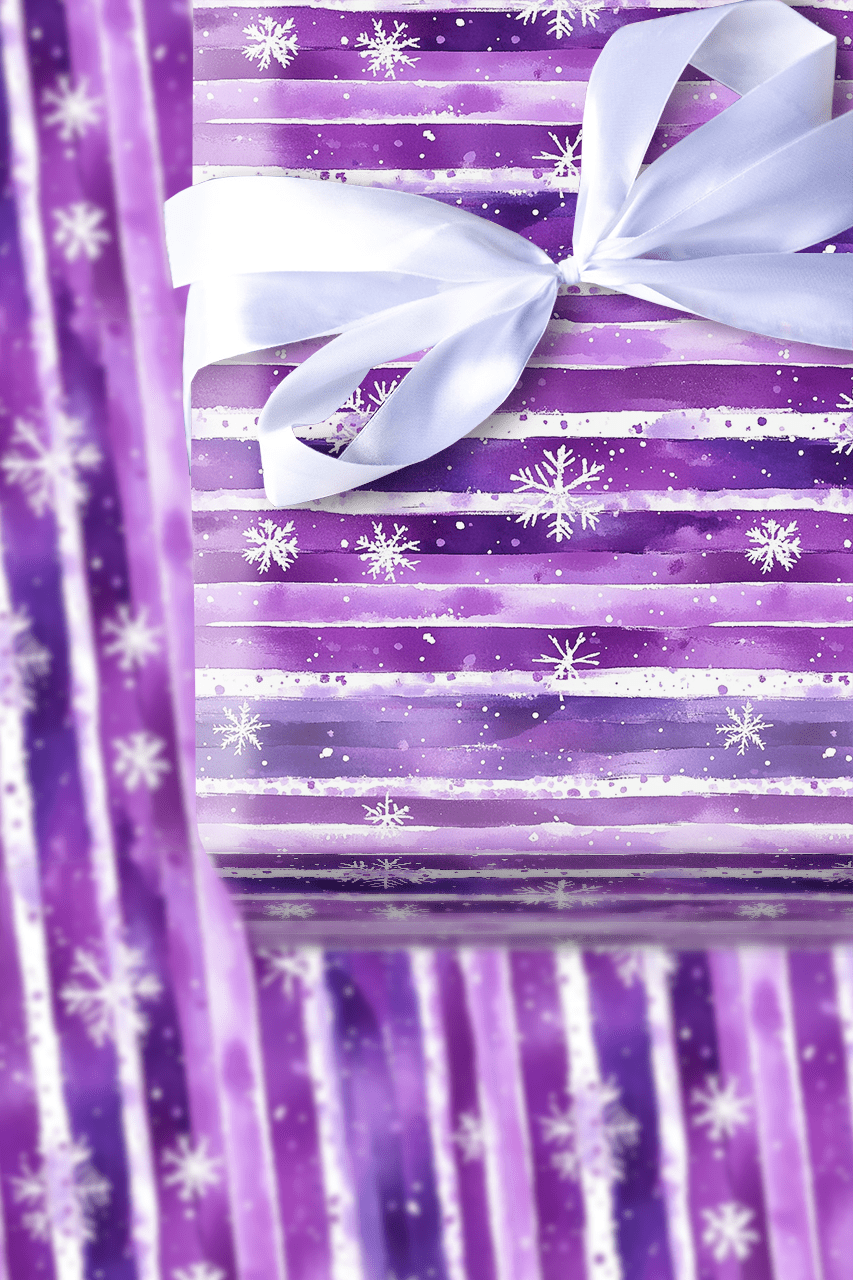 Hyacinth Snow - Wrapping Paper - Aspen & Arlo