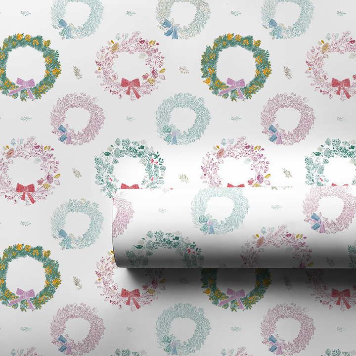Sketched Wreath Bows