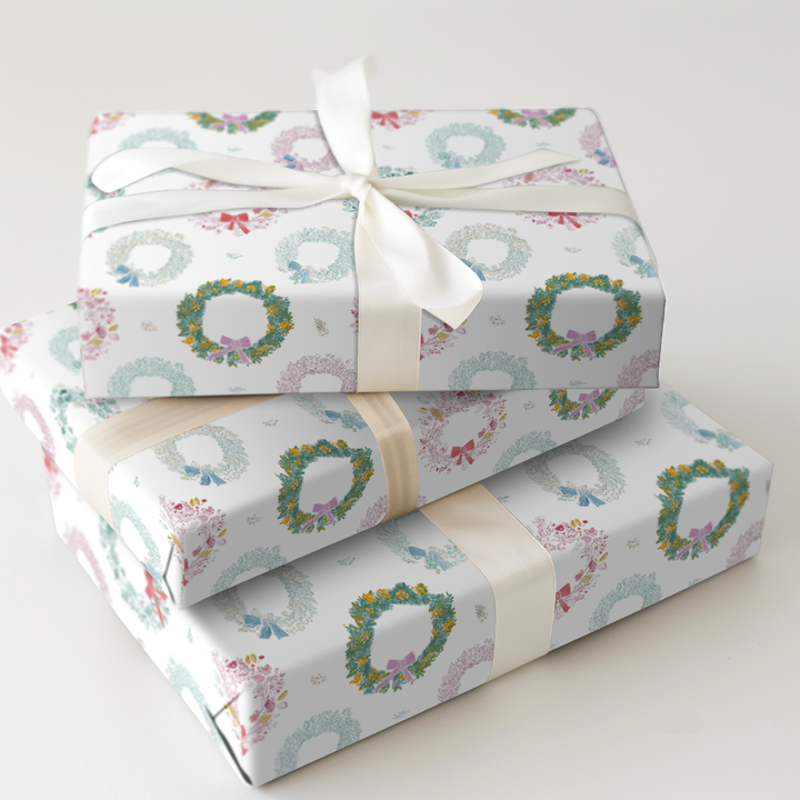 Sketched Wreath Bows