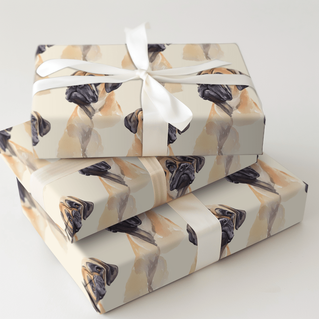 Mastiff Majesty - Wrapping Paper - Aspen & Arlo