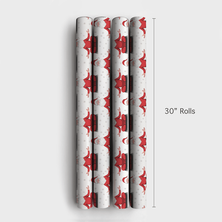 Santa's Zen Zone - Wrapping Paper - Aspen & Arlo