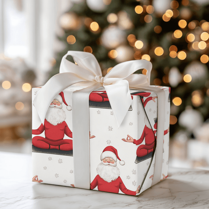 Santa's Zen Zone - Wrapping Paper - Aspen & Arlo