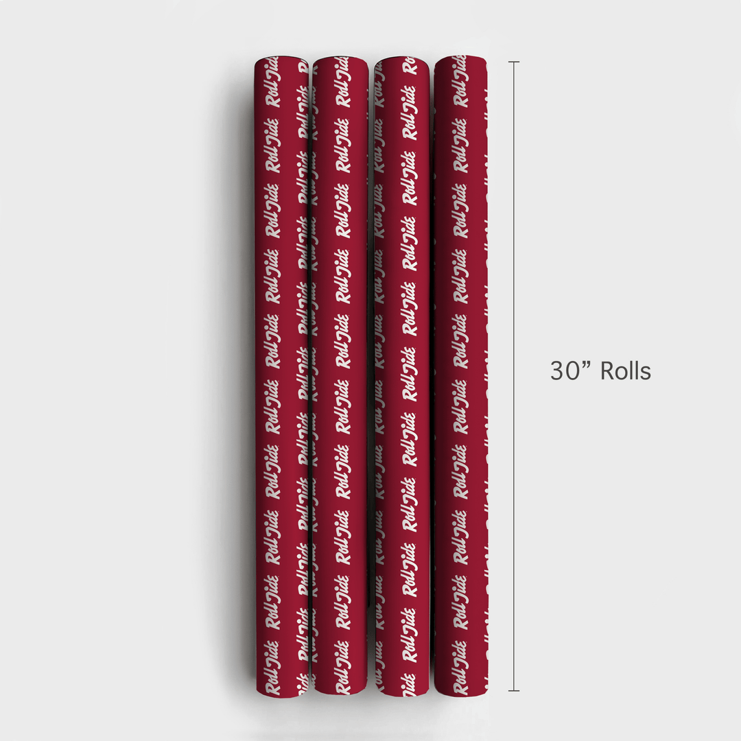Roll Tide Script - Wrapping Paper - Aspen & Arlo