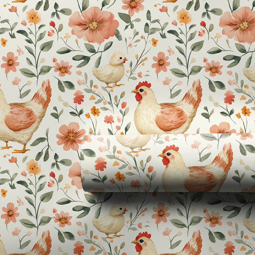 Chicks In One Basket - Wrapping Paper - Aspen & Arlo