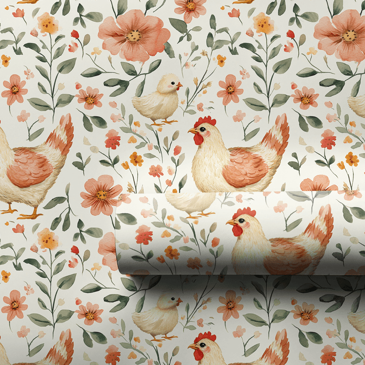 Chicks In One Basket - Wrapping Paper - Aspen & Arlo