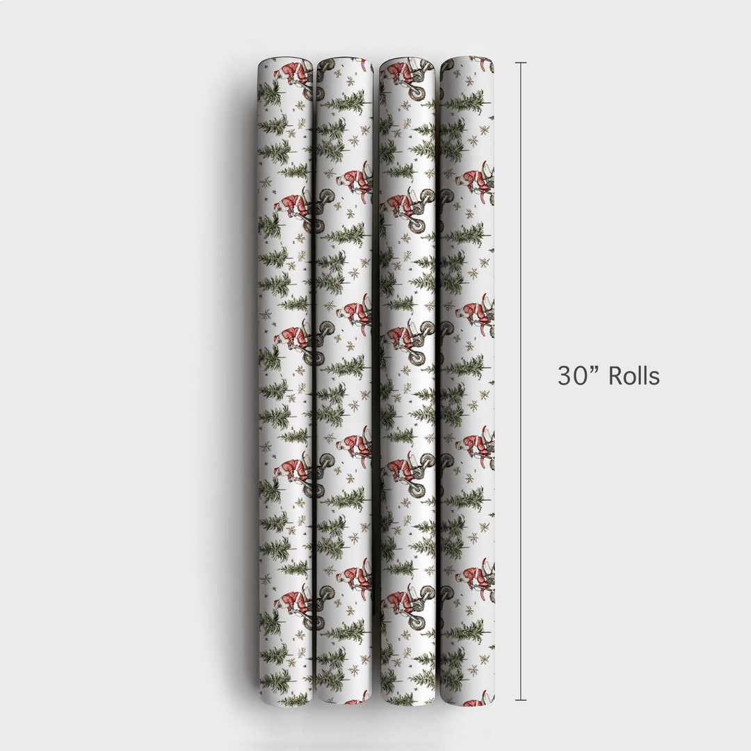 Wheelie Good Tidings - Wrapping Paper - Aspen & Arlo