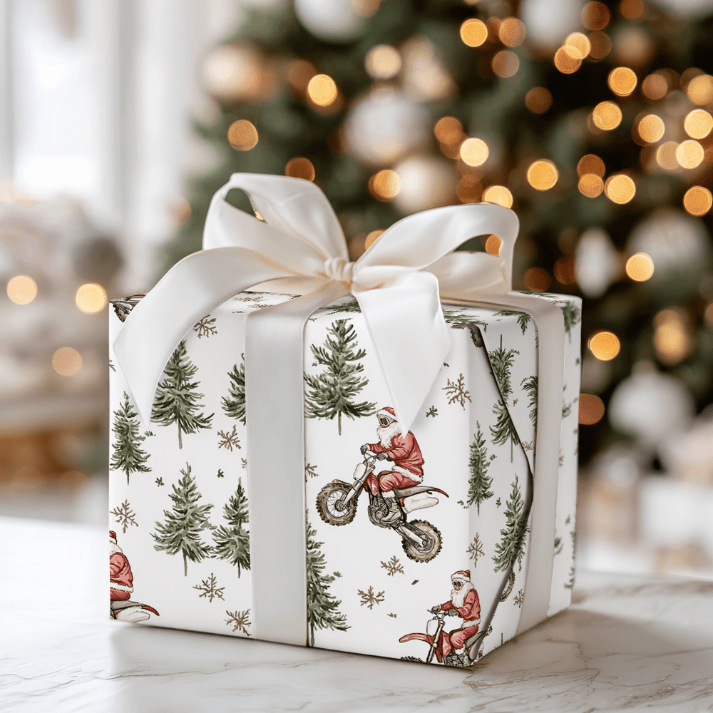 Wheelie Good Tidings - Wrapping Paper - Aspen & Arlo