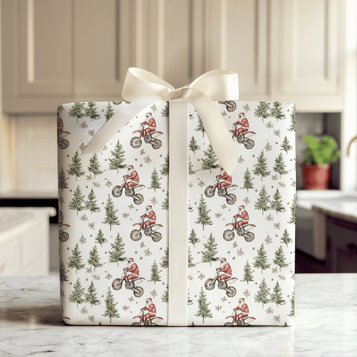 Wheelie Good Tidings - Wrapping Paper - Aspen & Arlo