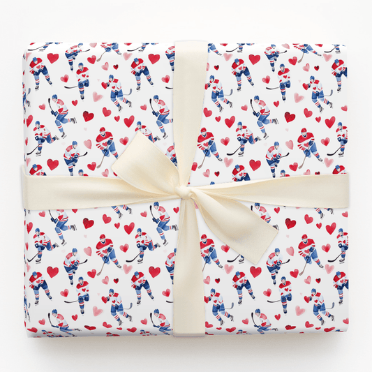 Hearts on Ice - Wrapping Paper - Aspen & Arlo