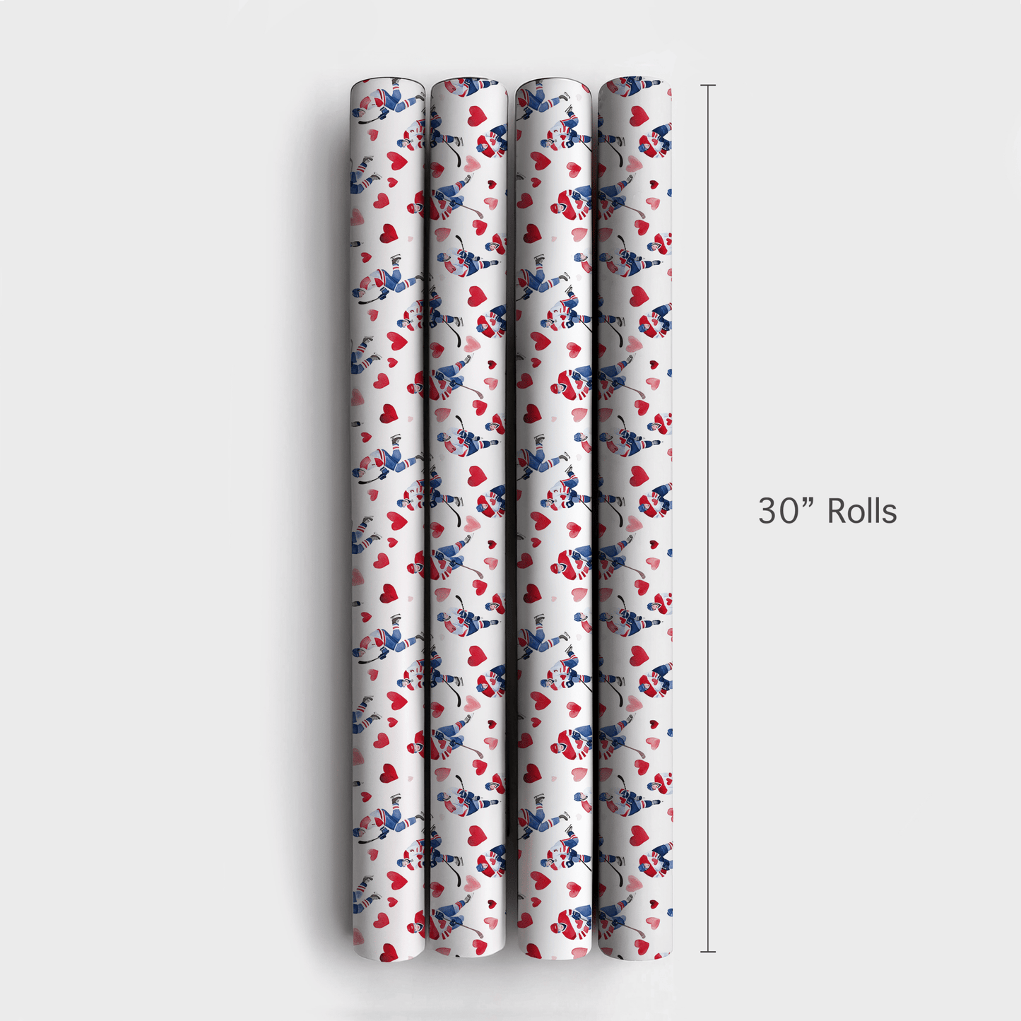 Hearts on Ice - Wrapping Paper - Aspen & Arlo