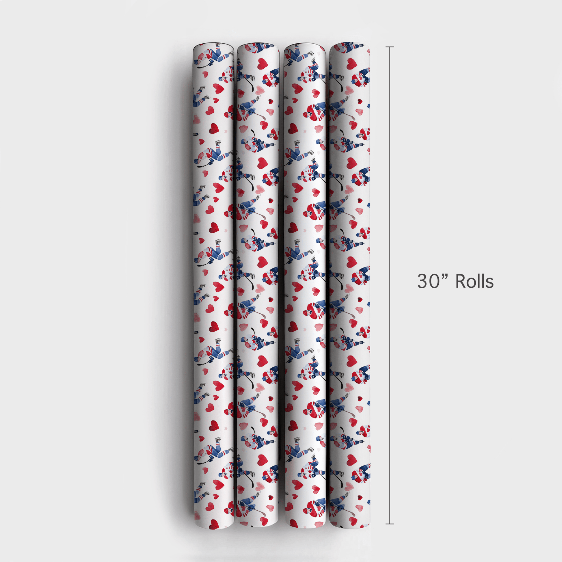 Hearts on Ice - Wrapping Paper - Aspen & Arlo