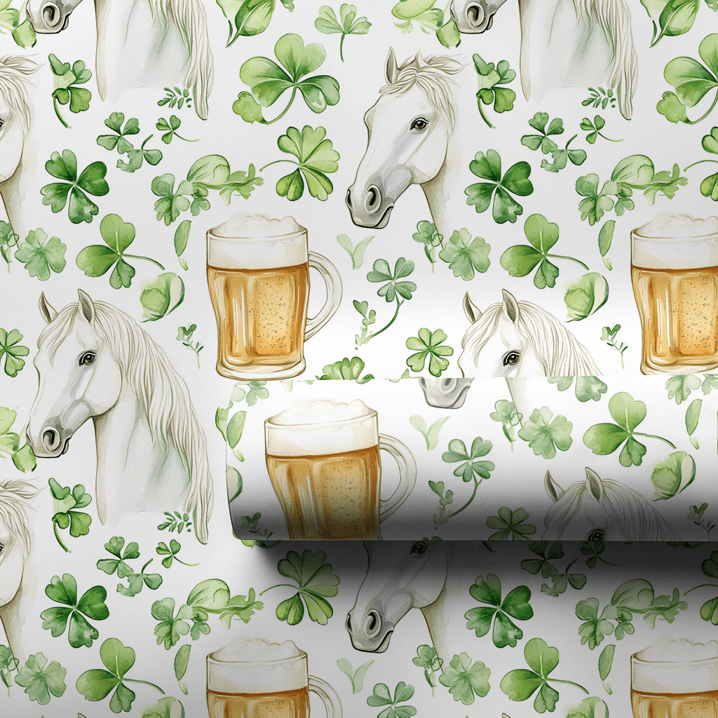 Brews with the Arabian - Wrapping Paper - Aspen & Arlo