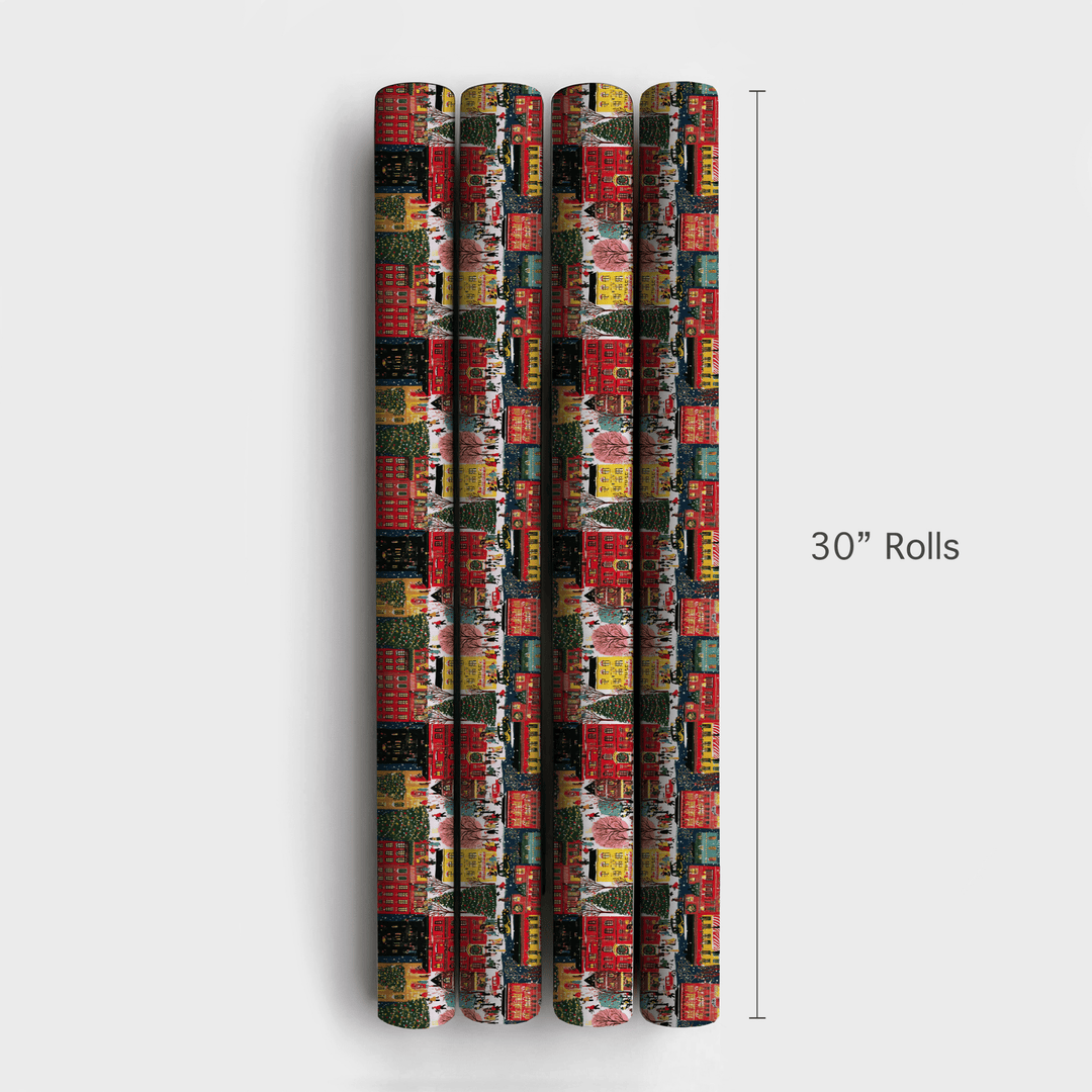 Winter City - Wrapping Paper - Aspen & Arlo