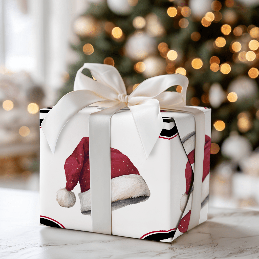 Howliday Hat - Wrapping Paper - Aspen & Arlo
