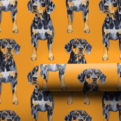 Barking Orange - Wrapping Paper - Aspen & Arlo