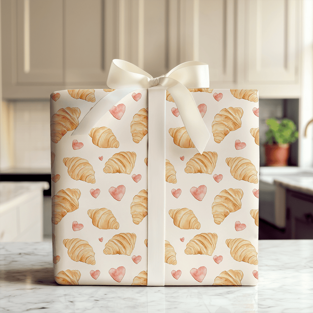 Croissant Crush - Wrapping Paper - Aspen & Arlo