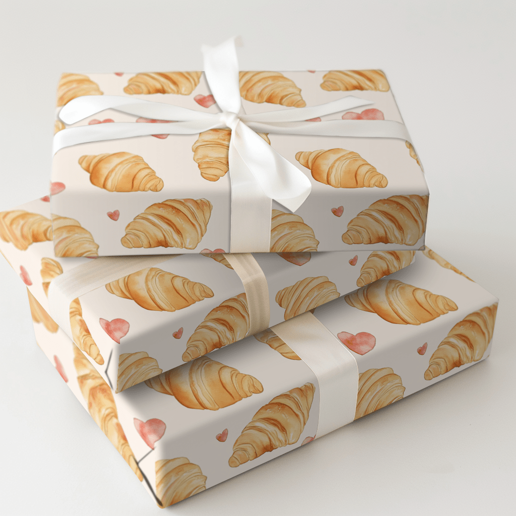 Croissant Crush - Wrapping Paper - Aspen & Arlo
