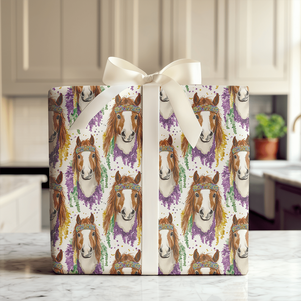 Fleur de Gallop - Wrapping Paper - Aspen & Arlo