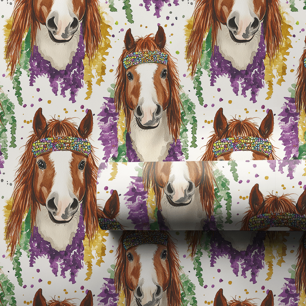 Fleur de Gallop - Wrapping Paper - Aspen & Arlo