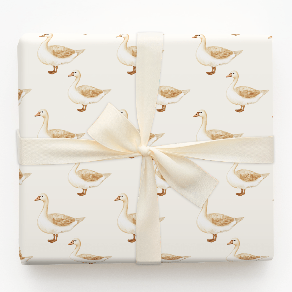 Goose Gowns and Lullabies - Wrapping Paper - Aspen & Arlo
