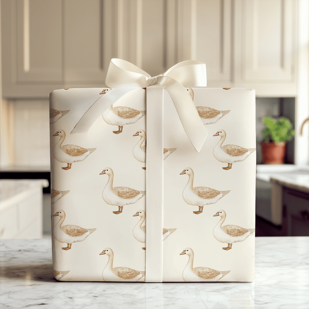 Goose Gowns and Lullabies - Wrapping Paper - Aspen & Arlo