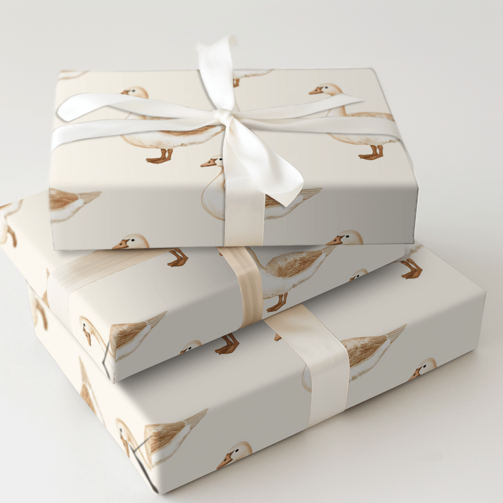 Goose Gowns and Lullabies - Wrapping Paper - Aspen & Arlo