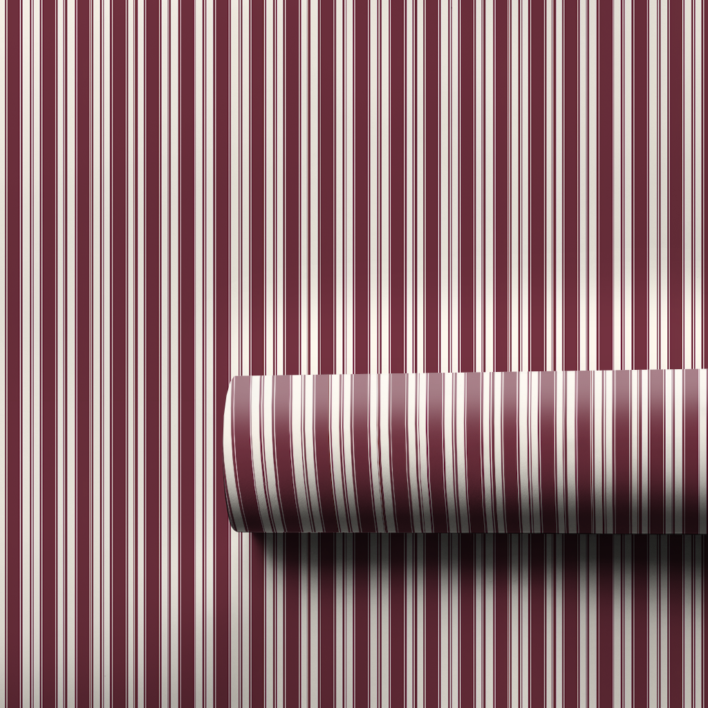 Cranberry Stripes