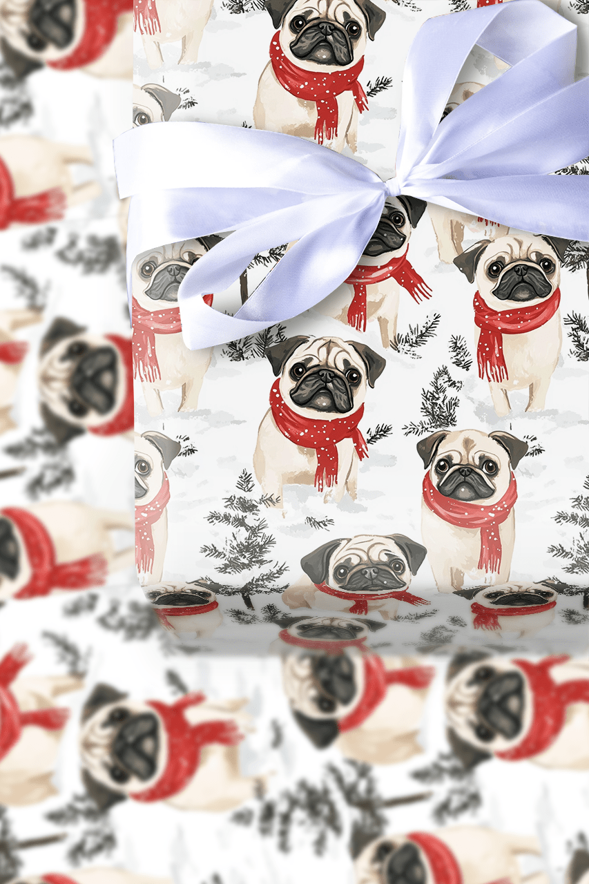 Snow Day for Fawns - Wrapping Paper - Aspen & Arlo