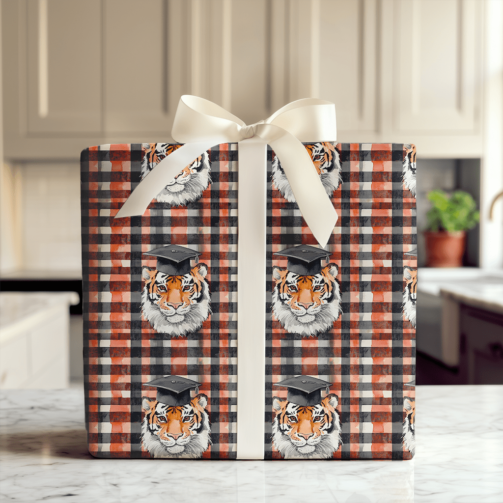 Summa Cum Roar - Wrapping Paper - Aspen & Arlo