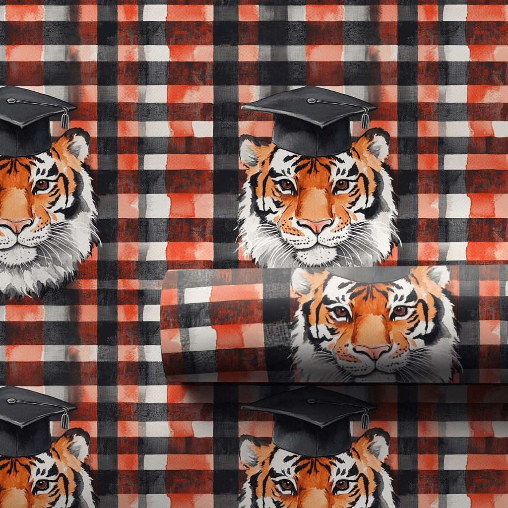 Summa Cum Roar - Wrapping Paper - Aspen & Arlo