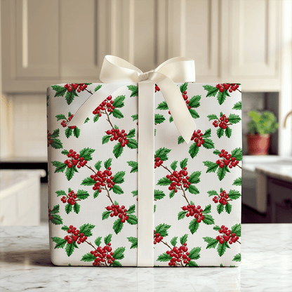 Holly and Hem - Wrapping Paper - Aspen & Arlo