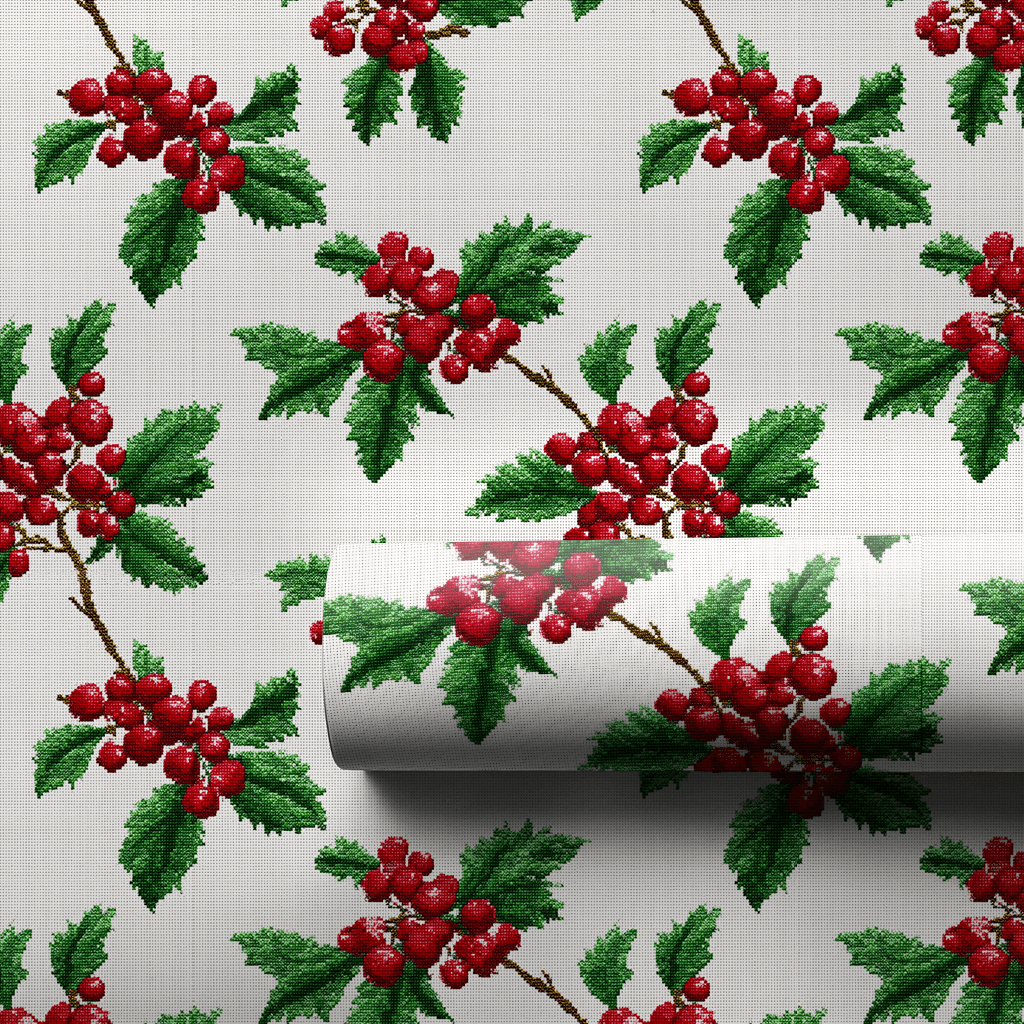 Holly and Hem - Wrapping Paper - Aspen & Arlo