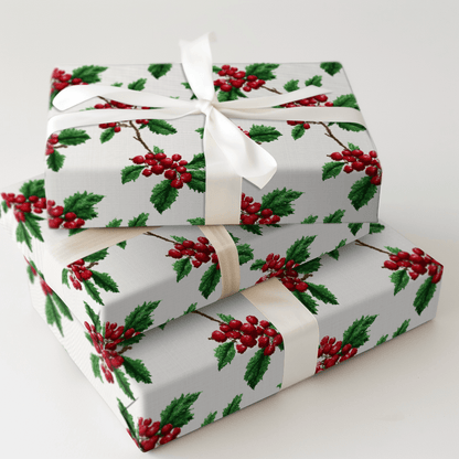 Holly and Hem - Wrapping Paper - Aspen & Arlo