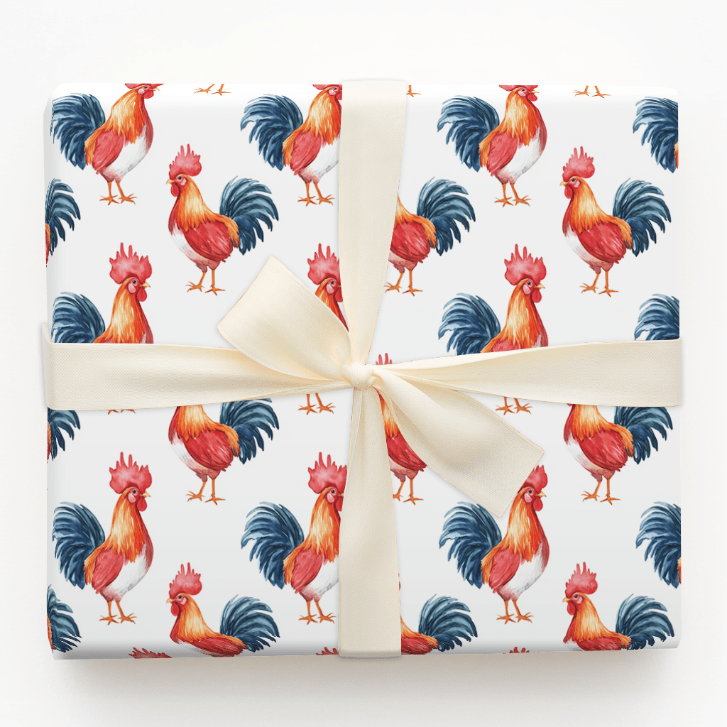 Pecking Perfect - Wrapping Paper - Aspen & Arlo