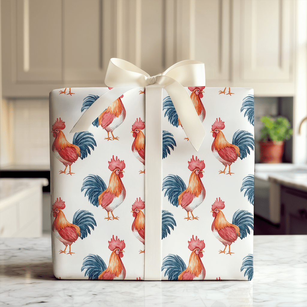 Pecking Perfect - Wrapping Paper - Aspen & Arlo