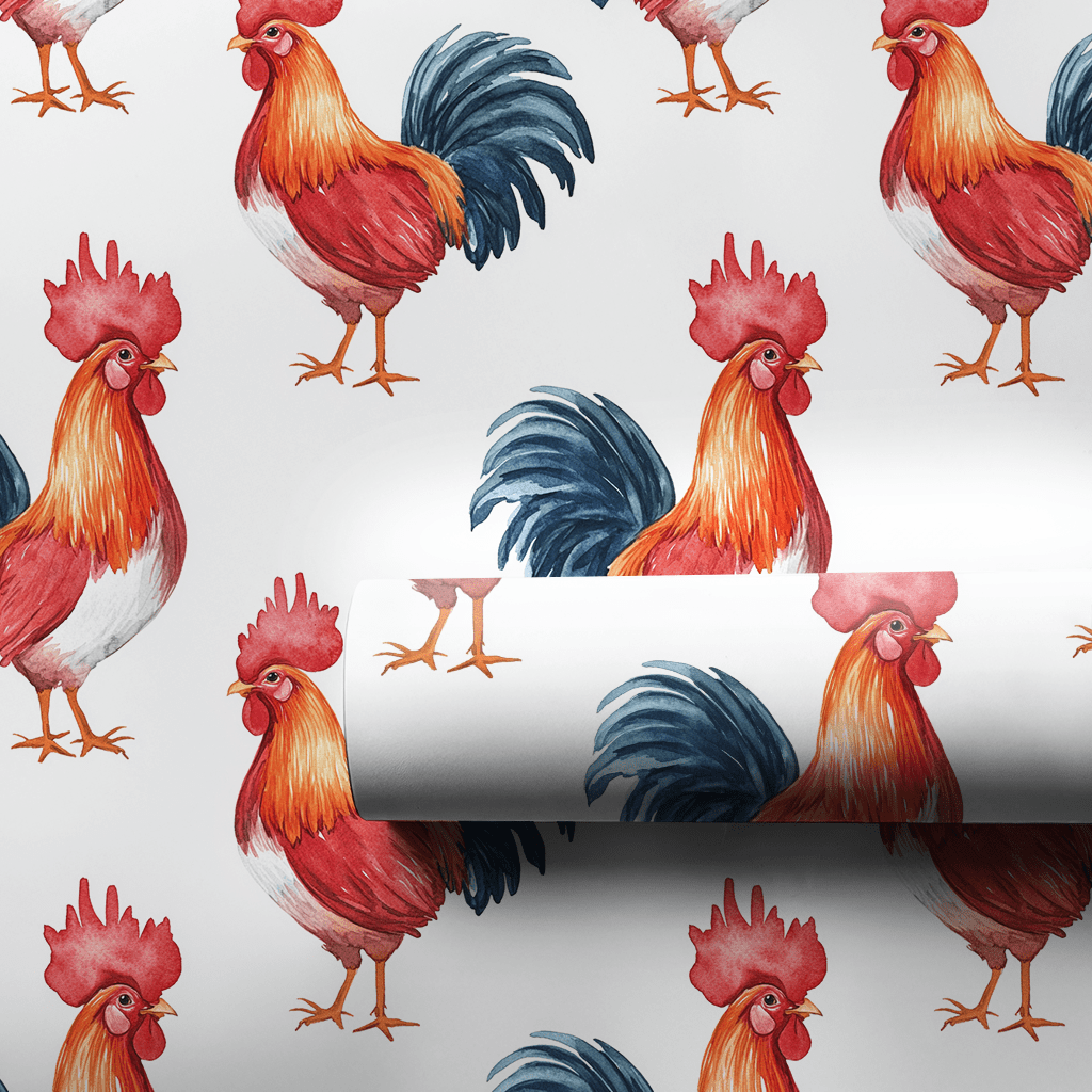 Pecking Perfect - Wrapping Paper - Aspen & Arlo