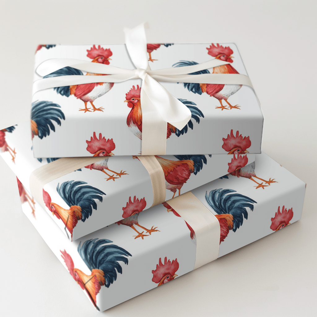 Pecking Perfect - Wrapping Paper - Aspen & Arlo