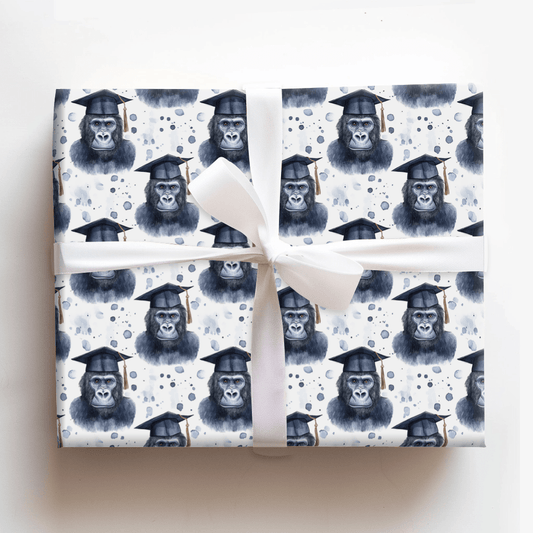 Gorilla Graduate - Wrapping Paper - Aspen & Arlo