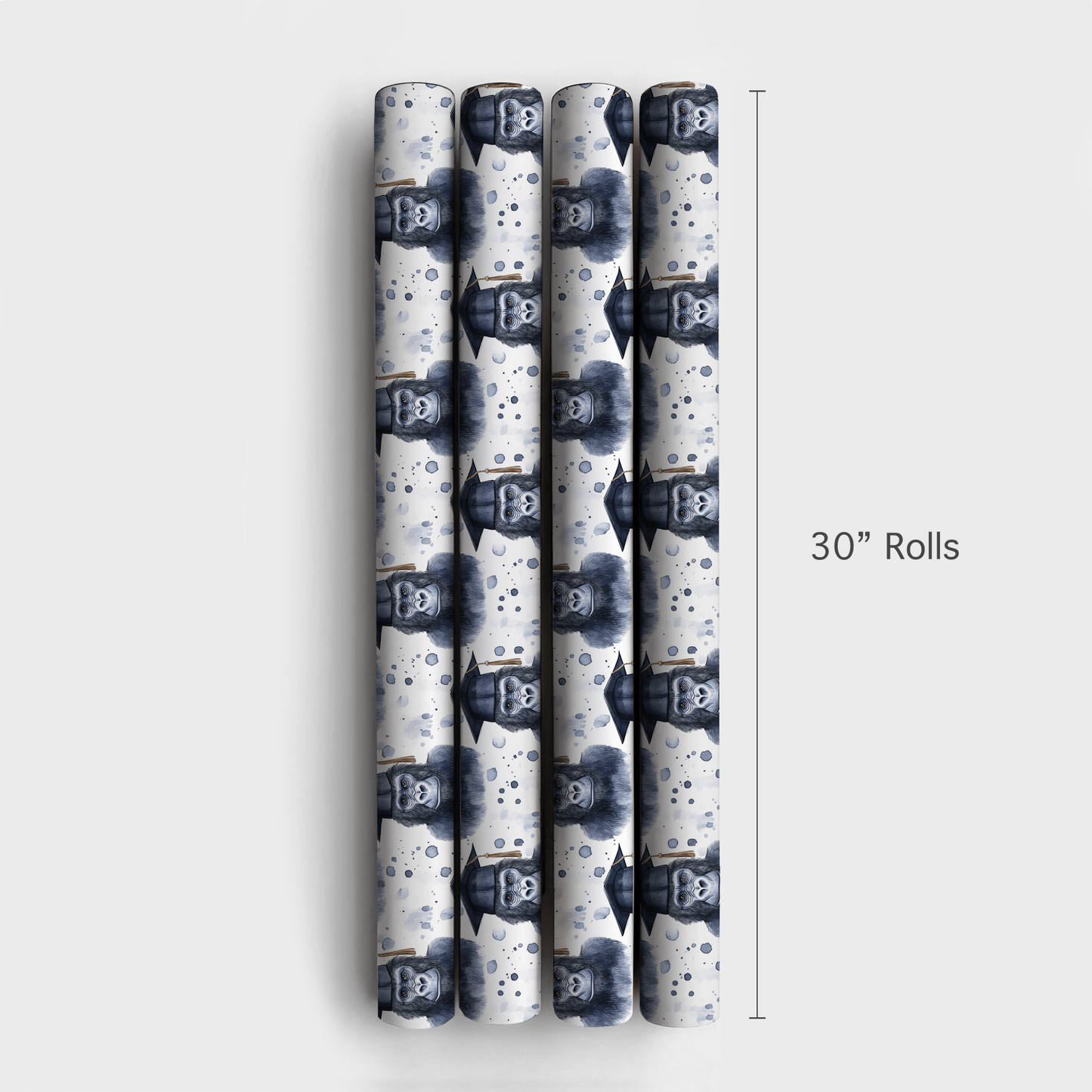 Gorilla Graduate - Wrapping Paper - Aspen & Arlo